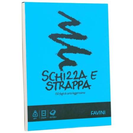 Blocco Schizza & Strappa - A3 - 297 x 420mm - 50gr - 150 fogli - Favini