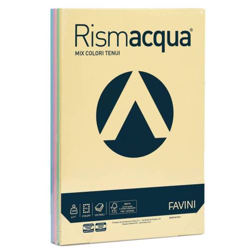 Carta Rismacqua - A4 - 200 gr - mix 5...