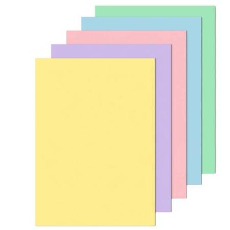 Carta Rismacqua - A4 - 200 gr - mix 5 colori - Favini - conf. 125 fogli