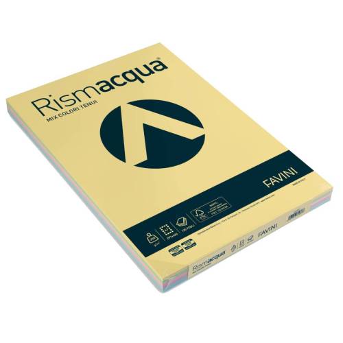 Carta Rismacqua - A3 - 200 gr - mix 5...