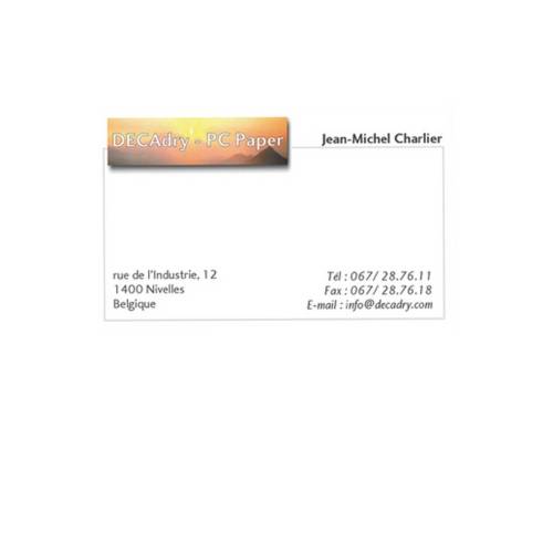 Biglietti da visita - 85 x 54 mm -...