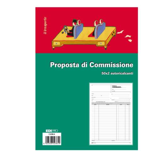Blocco copia commissioni - 50 fogli 2...