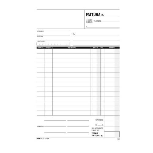 Blocco fatture 1 aliquota Iva - 50/50...