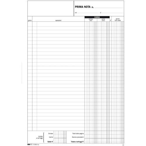 Blocco prima nota cassa...