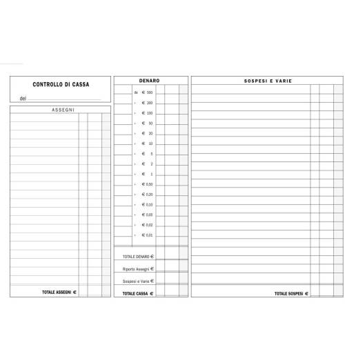 Blocco prima nota cassa/banca - 50/50...