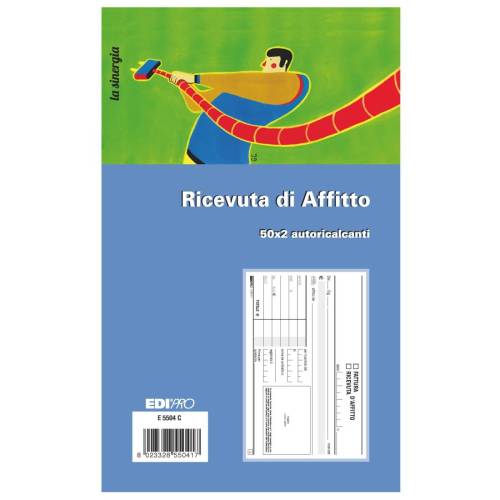 Blocco ricevute d'affitto - 50/50...