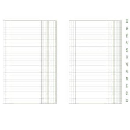 Scadenzario spiralato Gennaio/Dicembre - 21 x 29,7cm - 36 fogli - Edipro