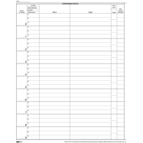 Registro corrispondenza...