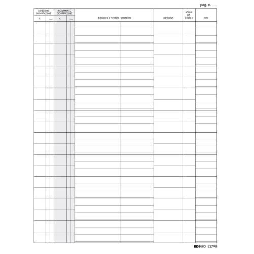 Registro dichiarazione esportatori -...