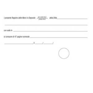 Registro merci in deposito...