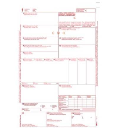 C.M.R. lettera vettura internazionale - 5 copie snap - 29,7 x 21cm - 50 fogli - Edipro