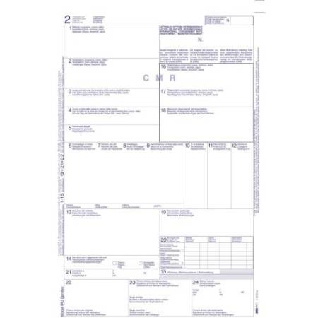 C.M.R. lettera vettura internazionale - 5 copie snap - 29,7 x 21cm - 50 fogli - Edipro