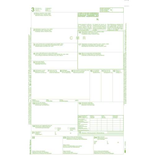 C.M.R. lettera vettura internazionale...