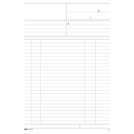 Blocco multiuso bianco - 50/50 fogli autoricalcanti - 31 x 21cm - Edipro