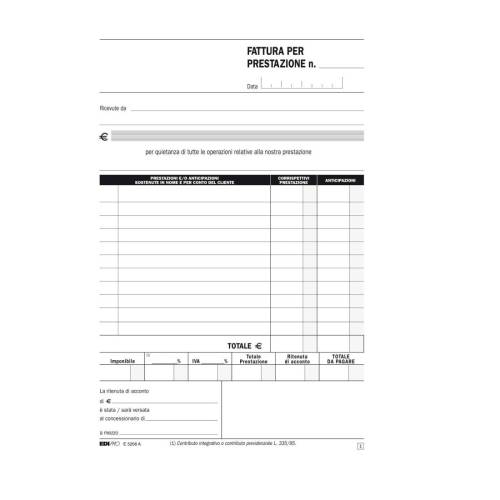 Blocco fatture professionisti - 50/50...