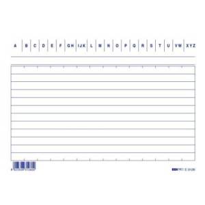 Schede in cartoncino rigate...