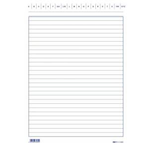 Schede in cartoncino rigate...