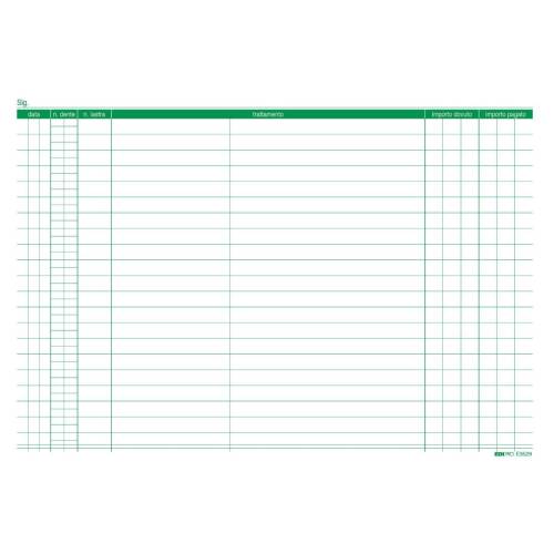 Schede in cartoncino per dentisti -...