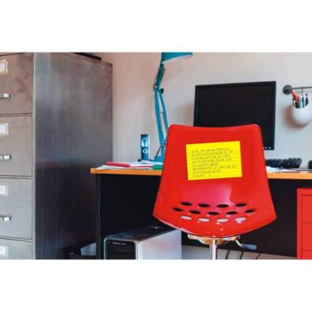 Blocco foglietti Post-it Super Sticky Meeting Notes - 6445-SSP - 152 x 101 mm - rosa/verde neon - 45 fogli - Post-it