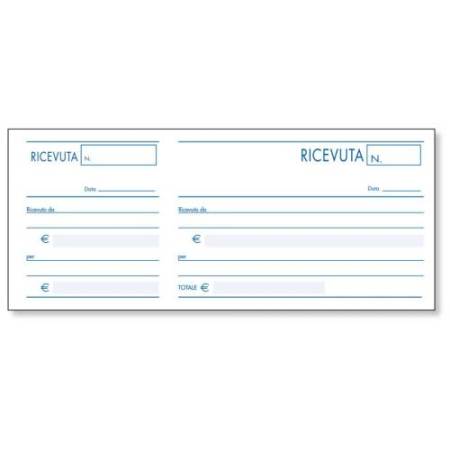 Blocco ricevute generiche - 10 x 22cm - 100 fogli - BM