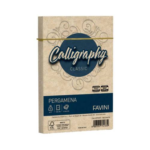 Busta Calligraphy Pergamena - 120 x...