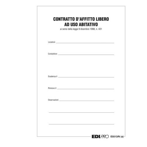 Fascicolo contratto di locazione...