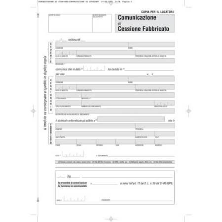 Fascicolo contratto di locazione libero - 29,7 x 21cm - Edipro
