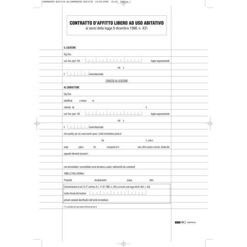 Fascicolo contratto di locazione...