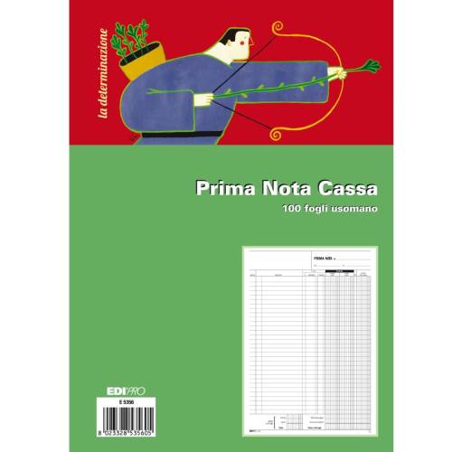 Blocco prima nota cassa - uso mano -...