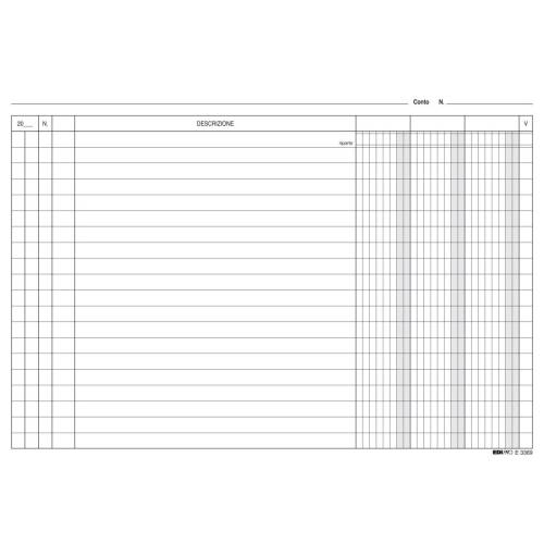 Schede in cartoncino 3 colonne - 17 x...