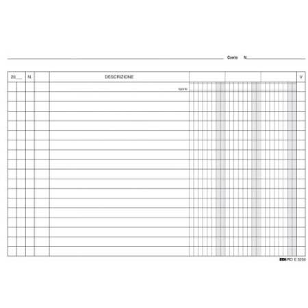 Schede in cartoncino 3 colonne - 15 x 21 cm orizzontale - Edipro - conf. 100 pezzi