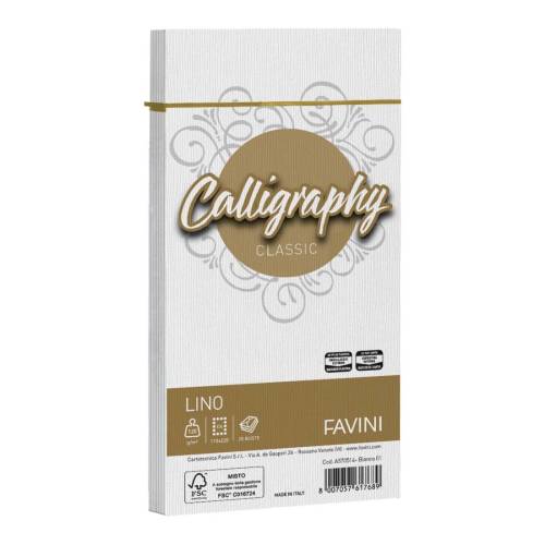 Buste Calligraphy Lino - 110 x 220 mm...