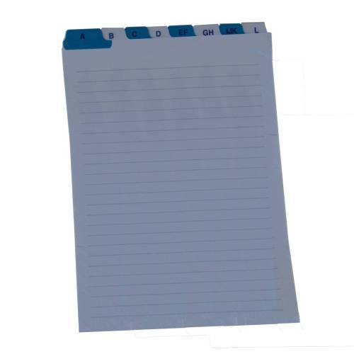 Schede - rubrica A/Z - 21x15 cm...