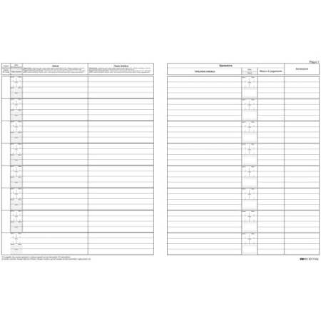 Registro antiriciclaggio per professionisti - 31 x 24cm - 46 fogli - Edipro