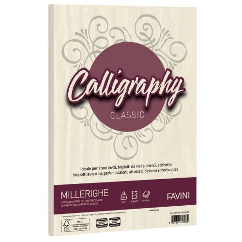 Carta Calligraphy Millerighe - A4 -...