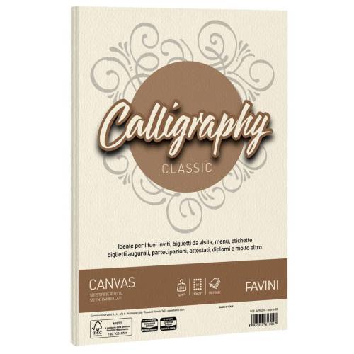Carta Calligraphy Canvas - A4 - 200...
