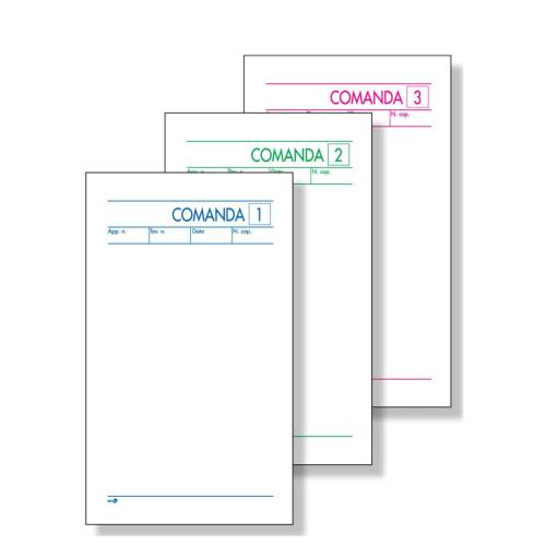 Blocco comande - 25 fogli - 3 copie...
