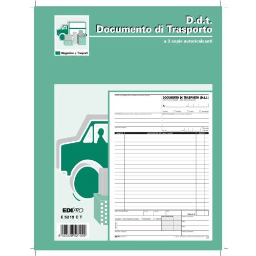 Blocco DDT - 33 fogli 3 copie...