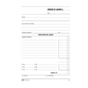 Blocco ordine di lavoro -...