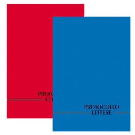 Registro protocollo lettere ricevute/spedite - uso mano - 21 x 31cm - 100 fogli - BM