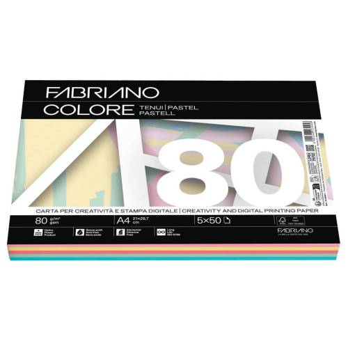 FabrianoColore  - A4 - 80 gr - mix 5...