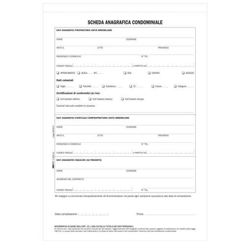 Modello richiesta dati anagrafici...