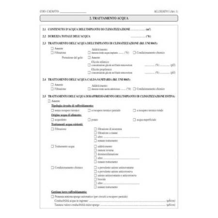 Libretto impianto climatizzazione - 297 x 210mm - 48 fogli - Edipro