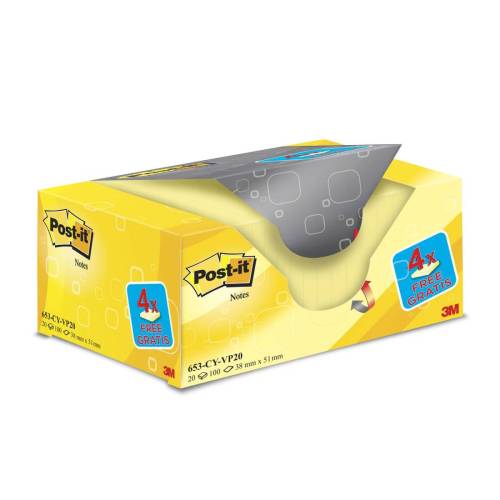 Blocco foglietti Post-it - 653CY-VP20...