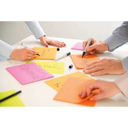 Blocco di fogli Super Sticky Big Notes - BN11-EU - 279 x 279 mm - giallo neon - 30 fogli - Post-it