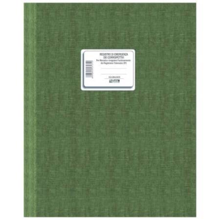 Registro corrispettivi per mancato o irregolare funzionamento - 46 pagine numerate - 31 x 24,5 cm - DU138610000 - Data Ufficio