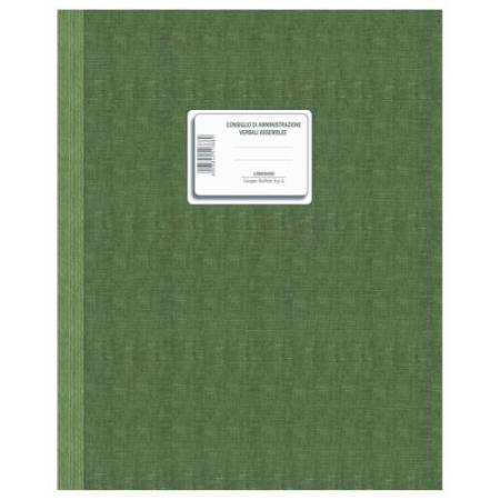 Registro Verbali Consiglio Amministrazione - 96 pagine numerate - uso bollo - 31 x 24,5 cm - DU135600000 - Data Ufficio