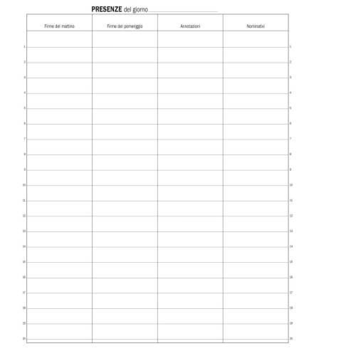 Registro firma presenza - 49 pag - 31...