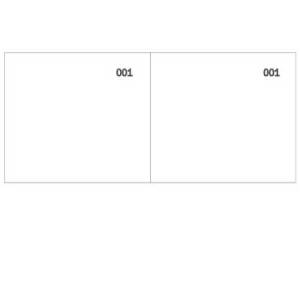 Blocco scontrino 2 sezioni...