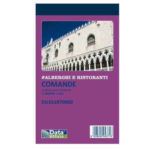 Blocco comande - 25/25 copie...